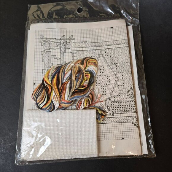 Indian Still Life With Corn (CS97) Cross Stitch Kit 5x7 Monarch Horizons 1989 - Picture 4 of 5